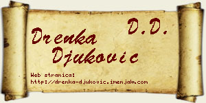Drenka Đuković vizit kartica